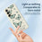 For Samsung Galaxy A36 5G Case Green Butterfly Pattern Printing Straight Edge TPU Phone Back Cover - Beige - 4