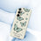 For Samsung Galaxy A36 5G Case Green Butterfly Pattern Printing Straight Edge TPU Phone Back Cover - Beige - 5