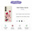 For Samsung Galaxy A36 5G Case Pink Elements Pattern Printing Straight Edge TPU Phone Back Cover - Beige - 2