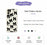 For Samsung Galaxy A36 5G Case Black Bow Pattern Printing Straight Edge TPU Phone Back Cover - Beige - 2