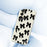 For Samsung Galaxy A36 5G Case Black Bow Pattern Printing Straight Edge TPU Phone Back Cover - Beige - 5