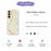 For Samsung Galaxy A36 5G Case Colorful Trees Pattern Printing Straight Edge TPU Phone Back Cover - Beige - 2