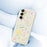 For Samsung Galaxy A36 5G Case Small Flowers Pattern Printing Straight Edge TPU Phone Back Cover - Beige - 5