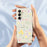 For Samsung Galaxy A36 5G Case Small Flowers Pattern Printing Straight Edge TPU Phone Back Cover - Beige - 6