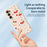 For Samsung Galaxy A36 5G Case Big Bow Cherry Pattern Printing Straight Edge TPU Phone Back Cover - Beige - 4