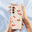 For Samsung Galaxy A36 5G Case Big Bow Cherry Pattern Printing Straight Edge TPU Phone Back Cover - Beige - 6