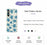 For Samsung Galaxy A36 5G Case Blue Turtle Pattern Printing Straight Edge TPU Phone Back Cover - Beige - 2