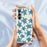 For Samsung Galaxy A36 5G Case Blue Turtle Pattern Printing Straight Edge TPU Phone Back Cover - Beige - 6
