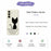 For Samsung Galaxy A36 5G Case Black Cat on the Wall Pattern Printing Straight Edge TPU Phone Back Cover - Beige - 2