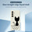 For Samsung Galaxy A36 5G Case Black Cat on the Wall Pattern Printing Straight Edge TPU Phone Back Cover - Beige - 3