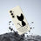 For Samsung Galaxy A36 5G Case Black Cat on the Wall Pattern Printing Straight Edge TPU Phone Back Cover - Beige - 7