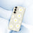 For Samsung Galaxy A36 5G Case White Daisy Pattern Printing Straight Edge TPU Phone Back Cover - Beige - 5