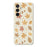 For Samsung Galaxy A36 5G Case Leaves Pattern Printing Straight Edge TPU Phone Back Cover - Beige - 1