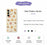 For Samsung Galaxy A36 5G Case Leaves Pattern Printing Straight Edge TPU Phone Back Cover - Beige - 2