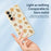 For Samsung Galaxy A36 5G Case Leaves Pattern Printing Straight Edge TPU Phone Back Cover - Beige - 4
