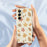 For Samsung Galaxy A36 5G Case Leaves Pattern Printing Straight Edge TPU Phone Back Cover - Beige - 6