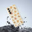 For Samsung Galaxy A36 5G Case Leaves Pattern Printing Straight Edge TPU Phone Back Cover - Beige - 7
