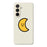 For Samsung Galaxy A36 5G Case Yellow Moon Pattern Printing Straight Edge TPU Phone Back Cover - Beige - 1