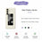 For Samsung Galaxy A36 5G Case Stitching Photos Pattern Printing Straight Edge TPU Phone Back Cover - Beige - 2