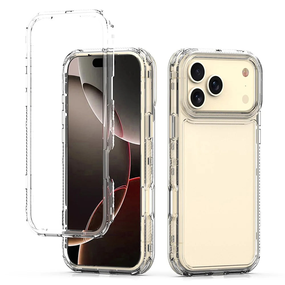 For iPhone 18 Pro Max / 17 Pro Max Phone Case Acrylic TPU Clear Mobile Cover - 2