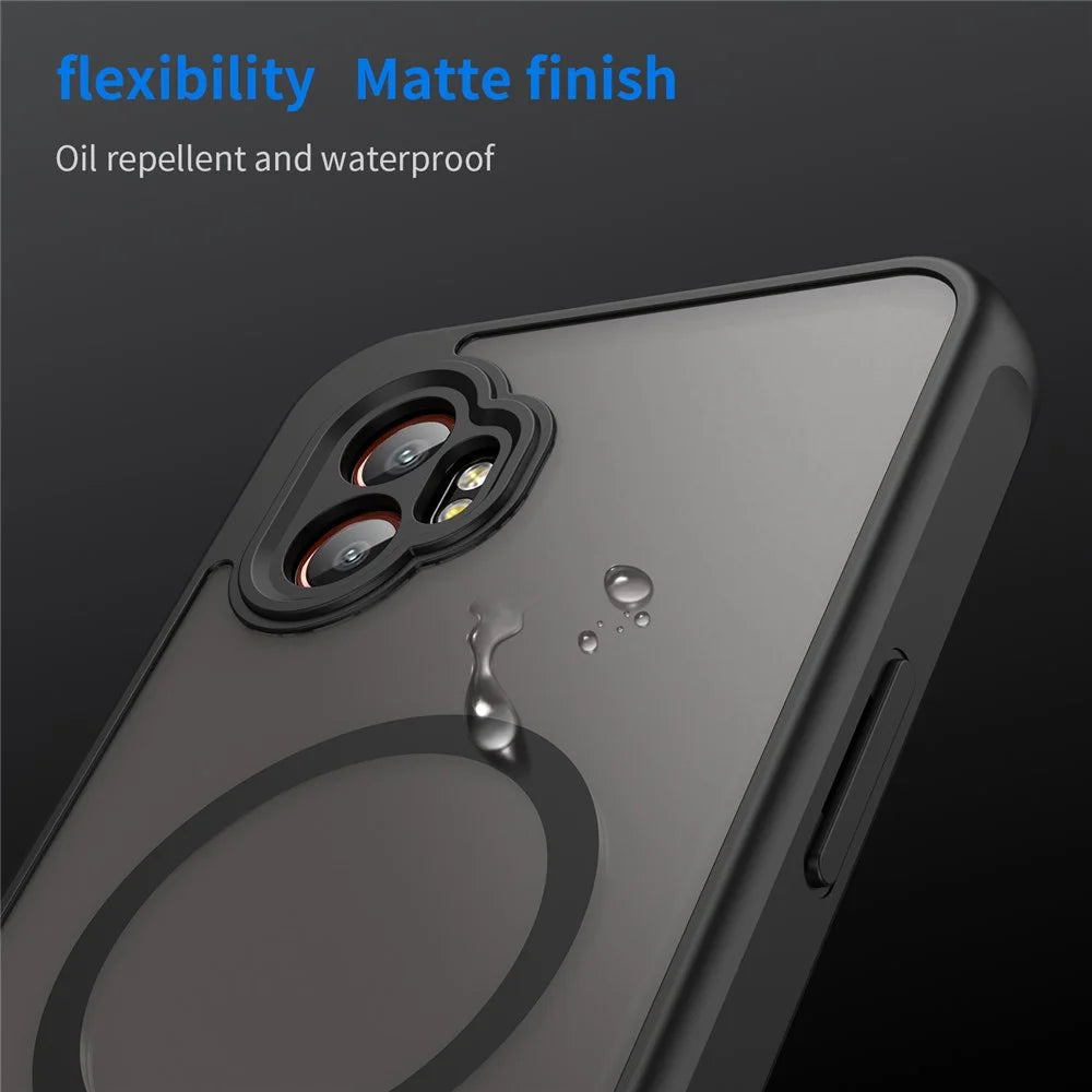 For Samsung Galaxy XCover7 Pro Magnetic Case Anti Drop PC + TPU Phone Cover - Black - 6