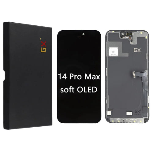 For iPhone 14 Pro Max Grade C GX OLED Screen and Digitizer Assembly Replacement Part (Without Logo) - 1