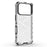For iPhone 17 Pro Case Honeycomb Shape Shockproof PC + TPU Phone Cover - Grey - 2