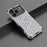 For iPhone 17 Pro Case Honeycomb Shape Shockproof PC + TPU Phone Cover - Grey - 7