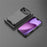 For iPhone 17 Pro Max Case Honeycomb Shape Shockproof PC + TPU Phone Cover - Black - 6