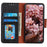 For Samsung Galaxy S25 FE Case Nappa Texture Split Leather Wallet Phone Cover - Black - 3