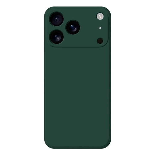 For iPhone 18 Pro Max / 17 Pro Max TPU Case Straight Edge Protection Phone Cover - Midnight Green - 1