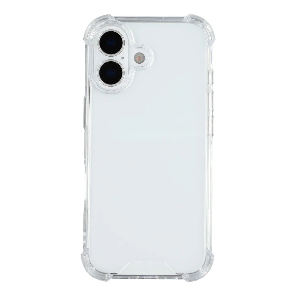 For iPhone 17 Phone Case TPU + Acrylic 1.5mm Shockproof Clear Back Cover - 1