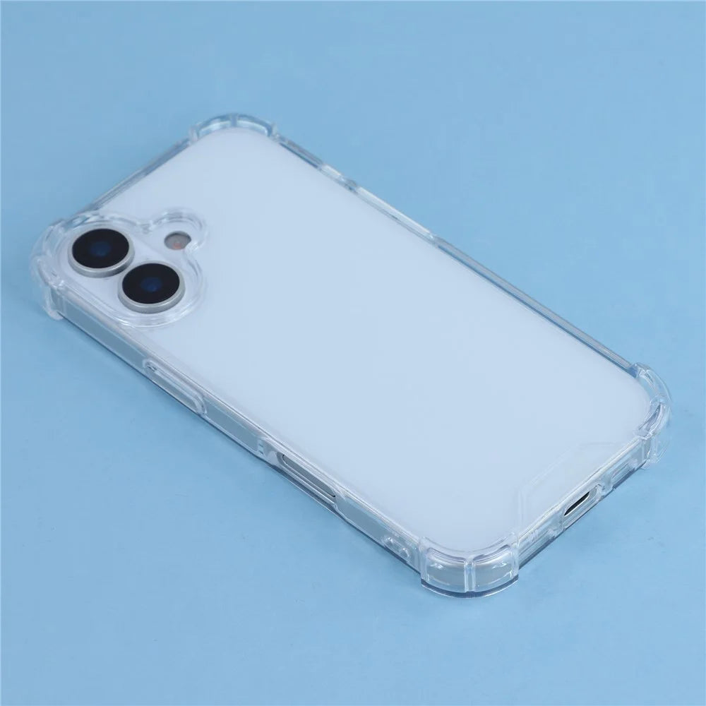 For iPhone 17 Phone Case TPU + Acrylic 1.5mm Shockproof Clear Back Cover - 3