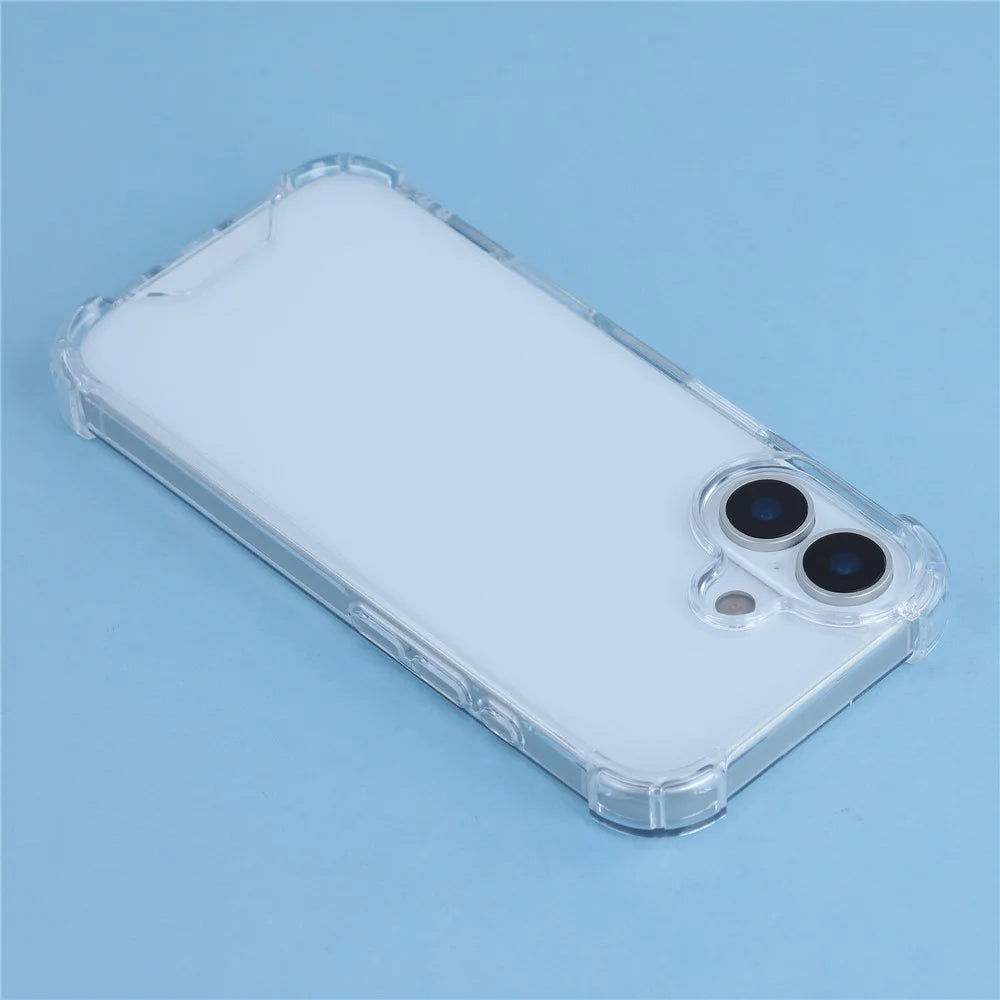 For iPhone 17 Phone Case TPU + Acrylic 1.5mm Shockproof Clear Back Cover - 4