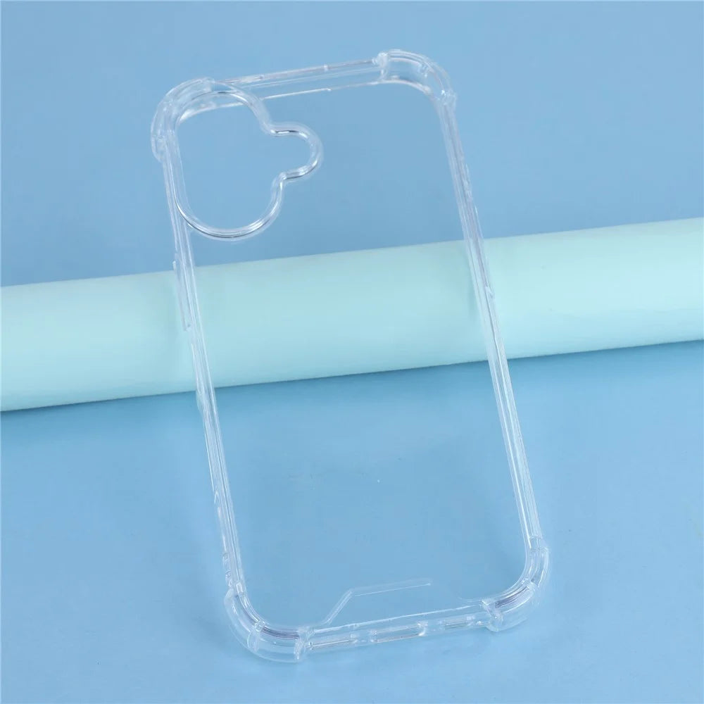 For iPhone 17 Phone Case TPU + Acrylic 1.5mm Shockproof Clear Back Cover - 5