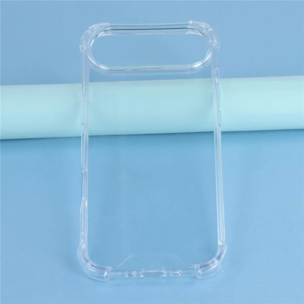 For iPhone Air Phone Case TPU + Acrylic 1.5mm Shockproof Clear Back Cover - 5