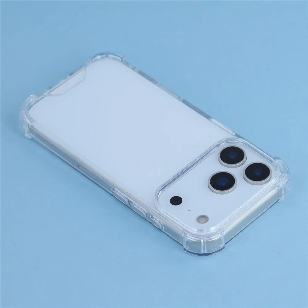 For iPhone 18 Pro / 17  Pro Phone Case TPU + Acrylic 1.5mm Shockproof Clear Back Cover - 4