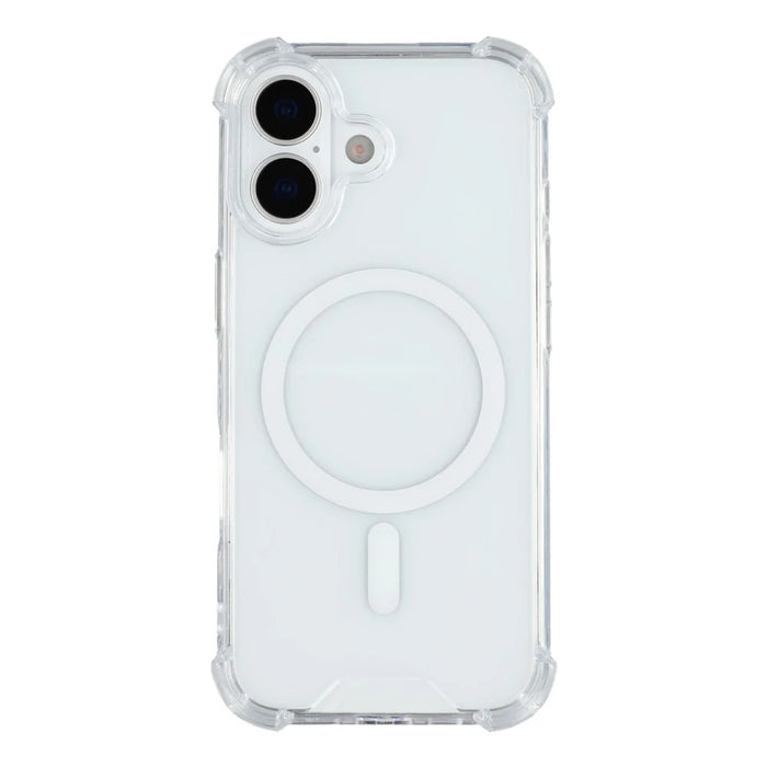 For iPhone 17 Case Compatible with MagSafe 1.5mm Shockproof Clear Phone Back Cover - 1