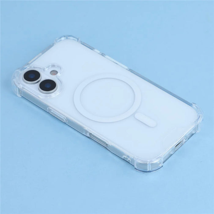 For iPhone 17 Case Compatible with MagSafe 1.5mm Shockproof Clear Phone Back Cover - 3