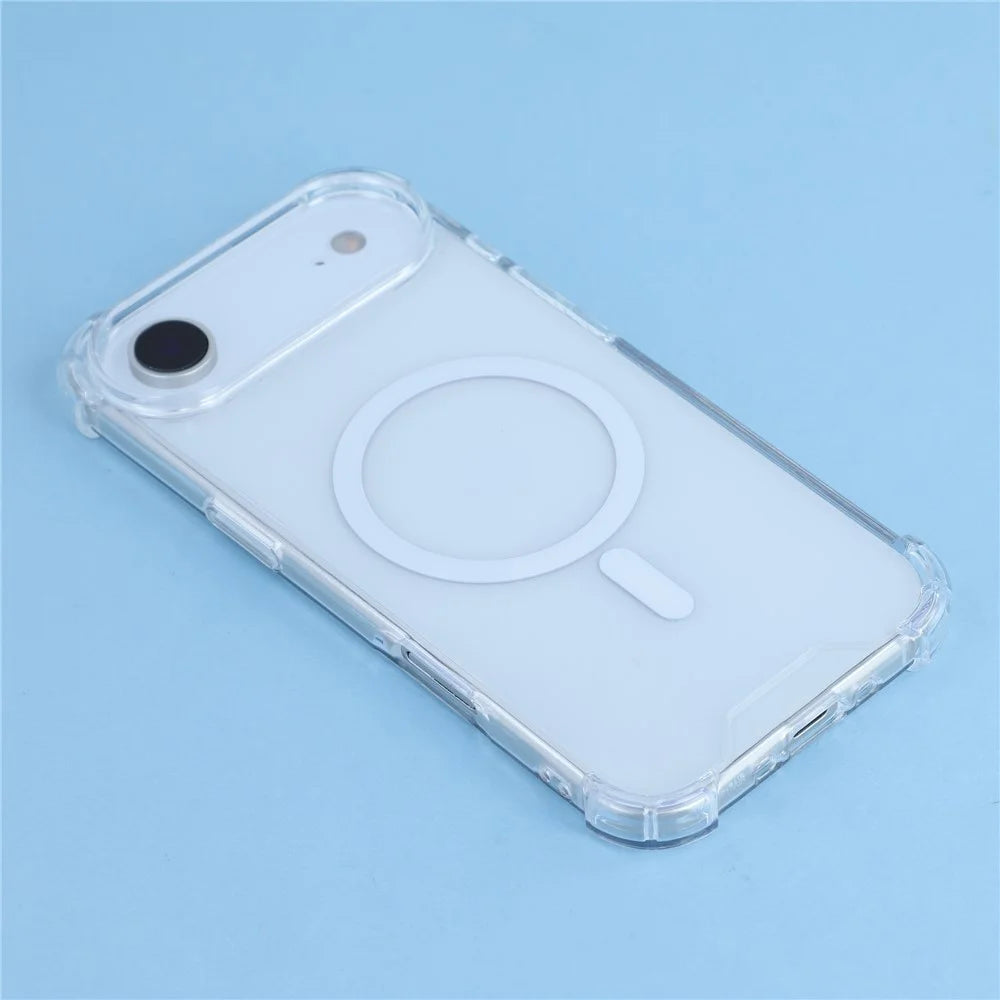 For iPhone Air Case Compatible with MagSafe 1.5mm Shockproof Clear Phone Back Cover - 3