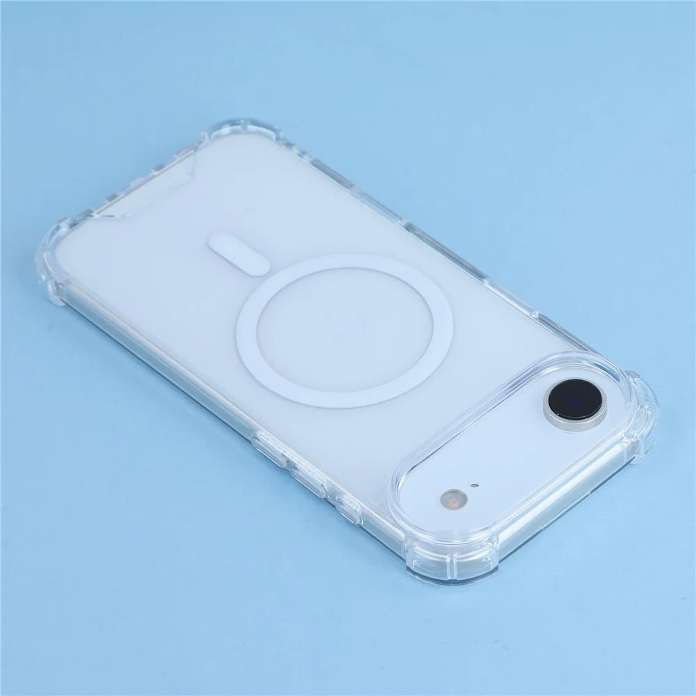 For iPhone Air Case Compatible with MagSafe 1.5mm Shockproof Clear Phone Back Cover - 4