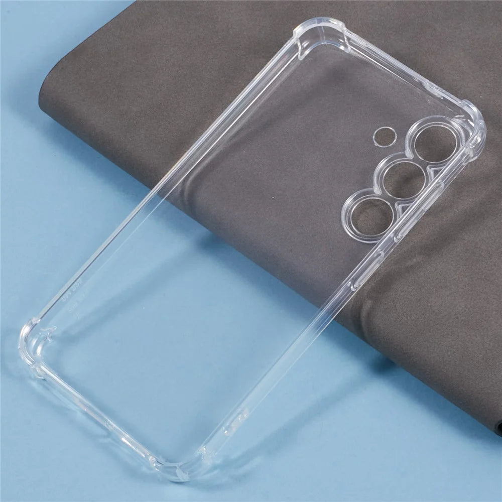 For Samsung Galaxy S25 FE Case Reinforced Four Corner Anti-Drop Clear TPU Phone Cover - 3