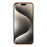 For iPhone 15 Pro Max Case Large Camera Window Liquid Silicone Aromatherapy Phone Cover - Orange - 2