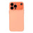For iPhone 14 Pro Max Case Large Camera Window Liquid Silicone Aromatherapy Phone Cover - Orange - 3