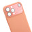 For iPhone 14 Pro Case Large Camera Window Liquid Silicone Aromatherapy Phone Cover - Orange - 6