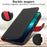 For iPhone 13 Pro Max  /  12 Pro Max Stand Case Litchi Texture Genuine Cow Leather Wallet Phone Cover RFID Blocking - Black  /  Red - 5