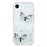 For iPhone 17e / 16e Case Epoxy PVC Butterfly TPU Aesthetics Phone Cover - White - 2