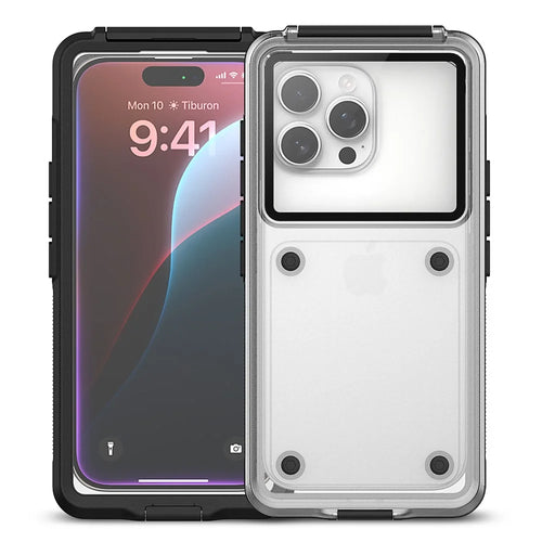 Waterproof Case for iPhone 17 Pro Max  /  15 Pro Max  /  14 Pro Max Inner 6.9 inch Cellphone Protector IP68 30M Depth Button Access - 1