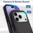 For iPhone 18 Pro / 17 Pro Case 2 in 1 PC + TPU Shockproof Phone Cover - Black - 2