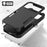 For iPhone 18 Pro / 17 Pro Case 2 in 1 PC + TPU Shockproof Phone Cover - Black - 4